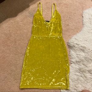 nasty gal velvet dress